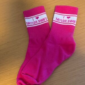 Taylor Swift Fuchsia Casual Socks